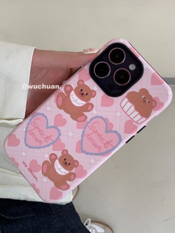 SweatPinkBearPrintedDoubleLayerPhoneCase5 d5bbab51 2a26 4c32 a99a