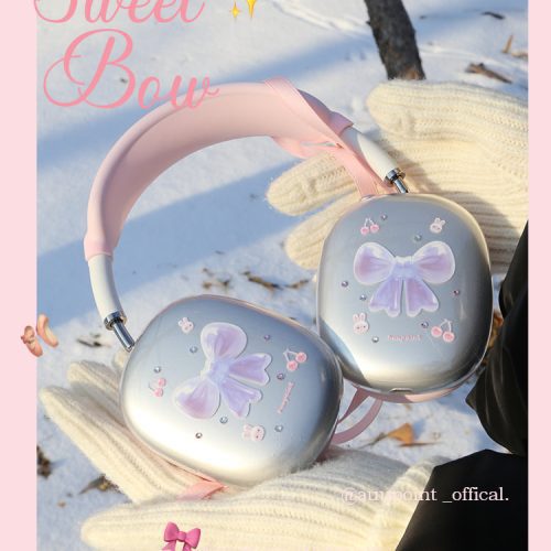 SweetBowPrintedAirPodsMaxCover5