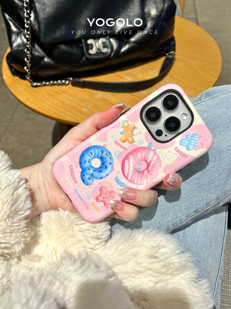 SweetDonutPrintedDoubleLayerPhoneCase2