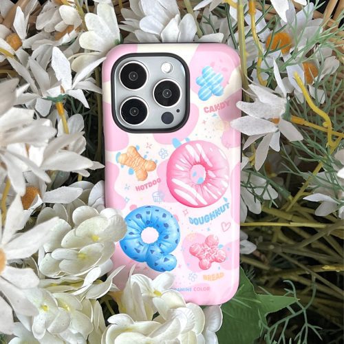 SweetDonutPrintedDoubleLayerPhoneCase4