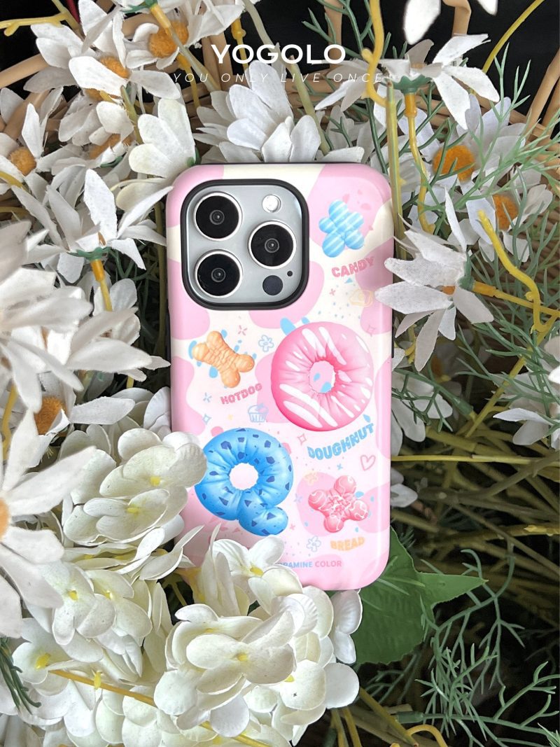 SweetDonutPrintedDoubleLayerPhoneCase4