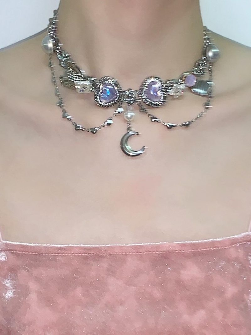 SweetheartKillerMoonPendantChoker1