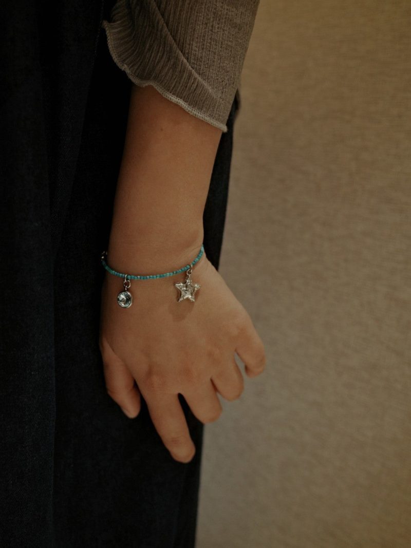 TurquoiseSparklingStarPendantBracelet6