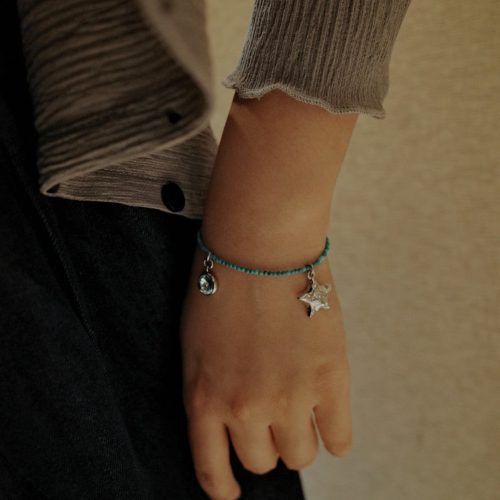 TurquoiseSparklingStarPendantBracelet9