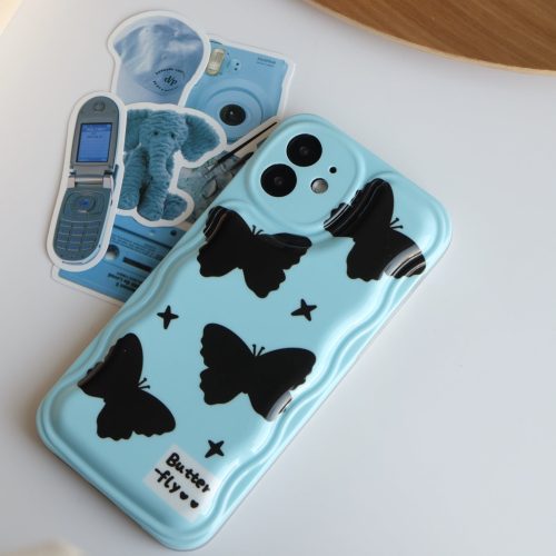 WaveBlueButterflyPrintedPhoneCase11