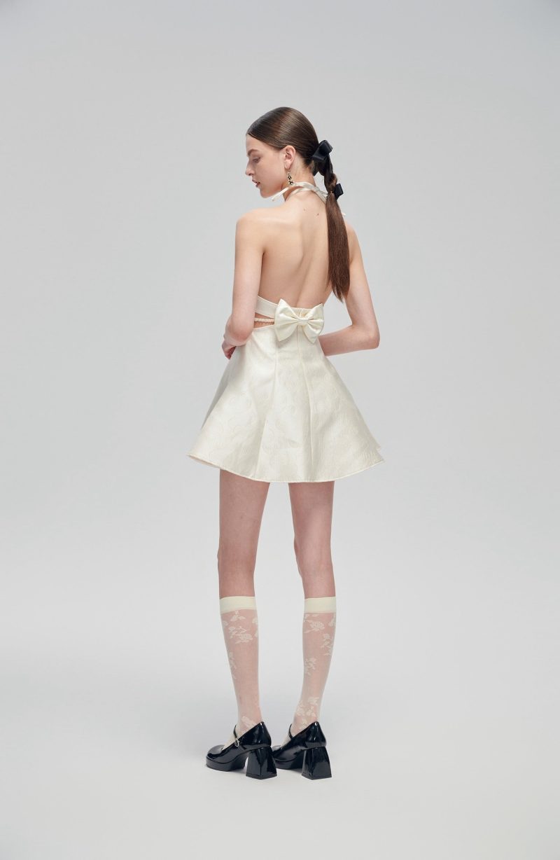 WhiteBowMiniDress3