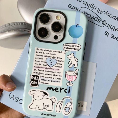 WhitePuppyPrintedCardHolderPhoneCase12