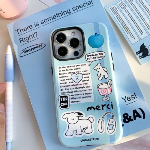 WhitePuppyPrintedCardHolderPhoneCase7