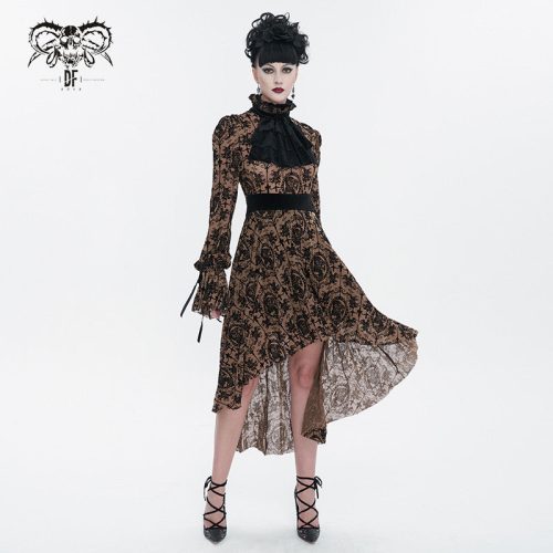 Wilhelmina GothicFloralMeshDress15