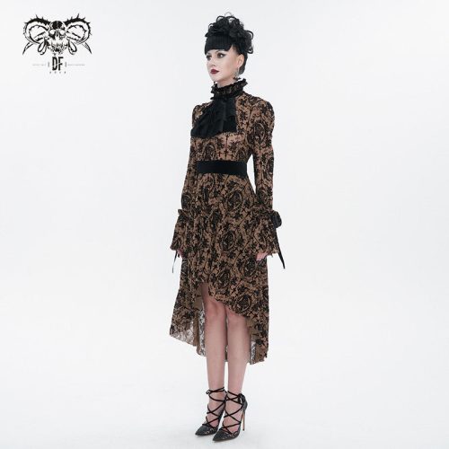 Wilhelmina GothicFloralMeshDress16