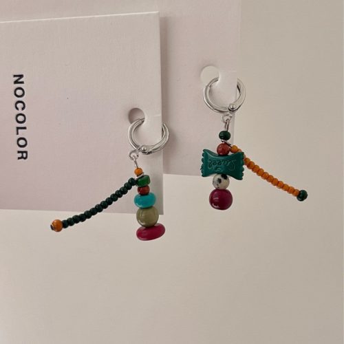 XmasCandyAsymmetricEarrings4