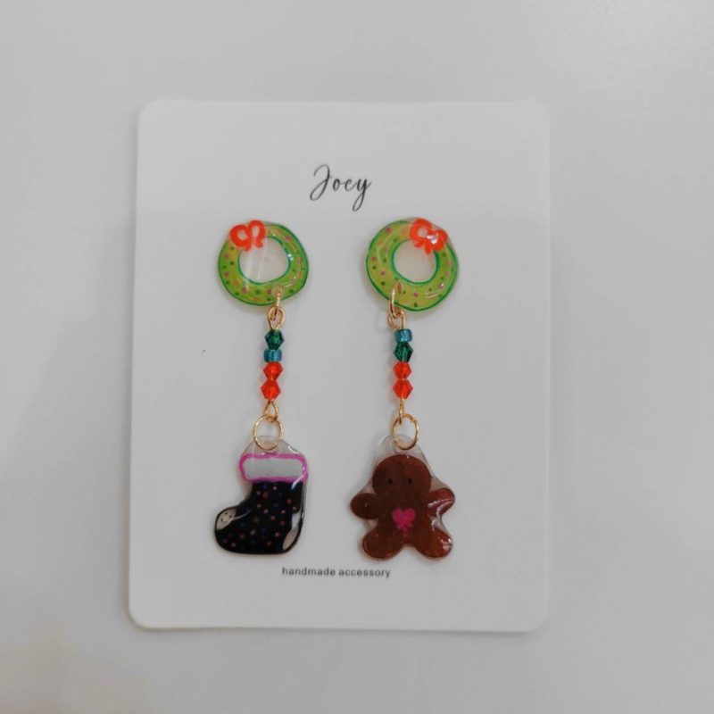 XmasCollectionShrinkPlasticEarrings5