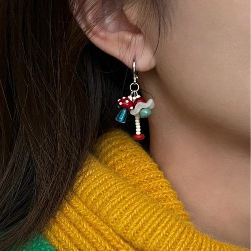 XmasFishAsymmetricEarrings6