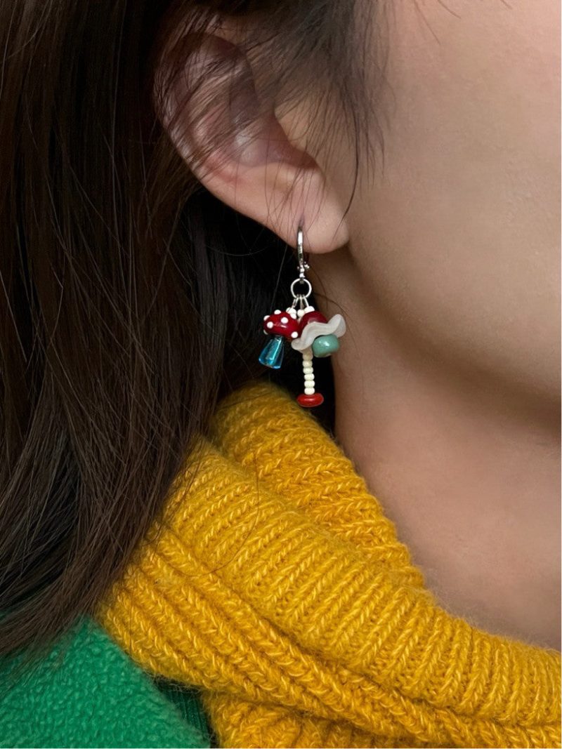 XmasFishAsymmetricEarrings6