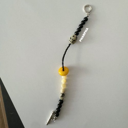 YellowJadePeaceBuckleBeadedBracelet4