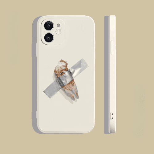 [ Meme Case ] Tape cat phone case |  | Three Fleas