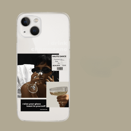 [ Meme Case ] I drink champagne phone case | phone accessories | Three Fleas