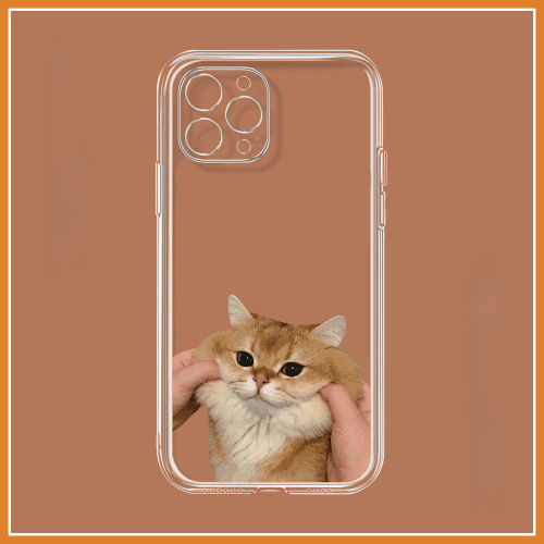 [ Meme Case ] Pinch face cat and dog phone case | phone accessories | Three Fleas