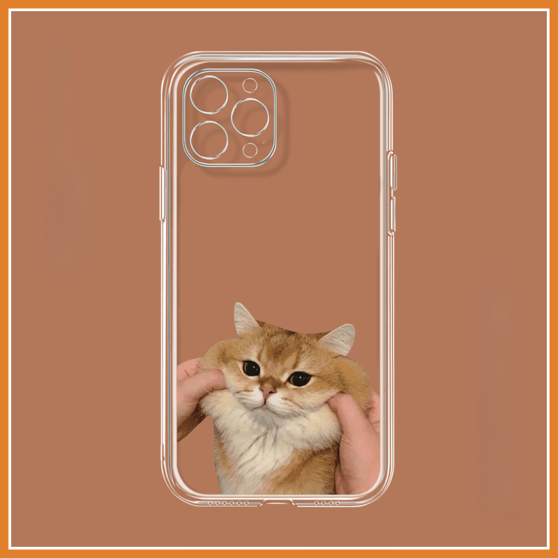 [ Meme Case ] Pinch face cat and dog phone case | phone accessories | Three Fleas